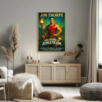 Jim Thorpe The Legend of Athleticism Poster PosterGoat