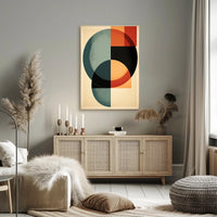 Abstract Geometric Harmony Abstract Poster
