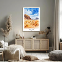 Wadi Rum Landscape Poster PosterGoat