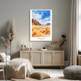 Wadi Rum Landscape Poster PosterGoat