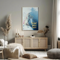 Cautionary Whisper Poster PosterGoat