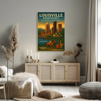 Louisville, Kentucky The Gateway to the South Poster