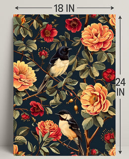 Birds And Blossoms William Morris Art Poster