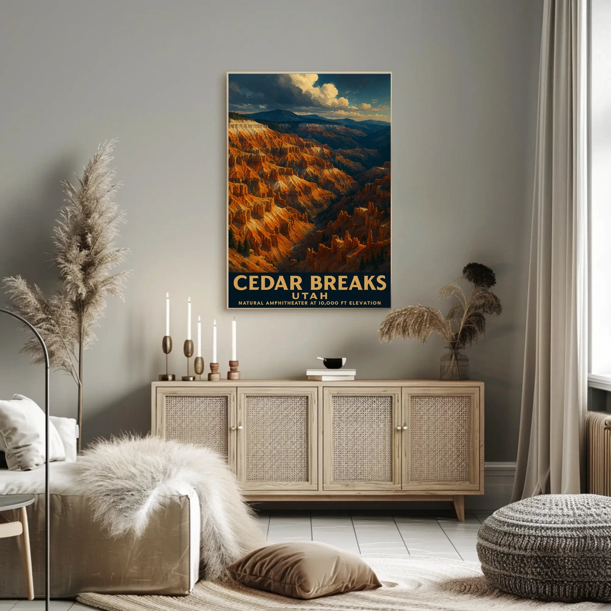 Cedar Breaks Natural Amphitheater Poster