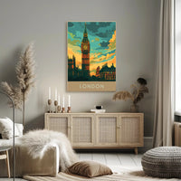Big Ben London Travel Enthusiast's Classic Spirit Travel Poster