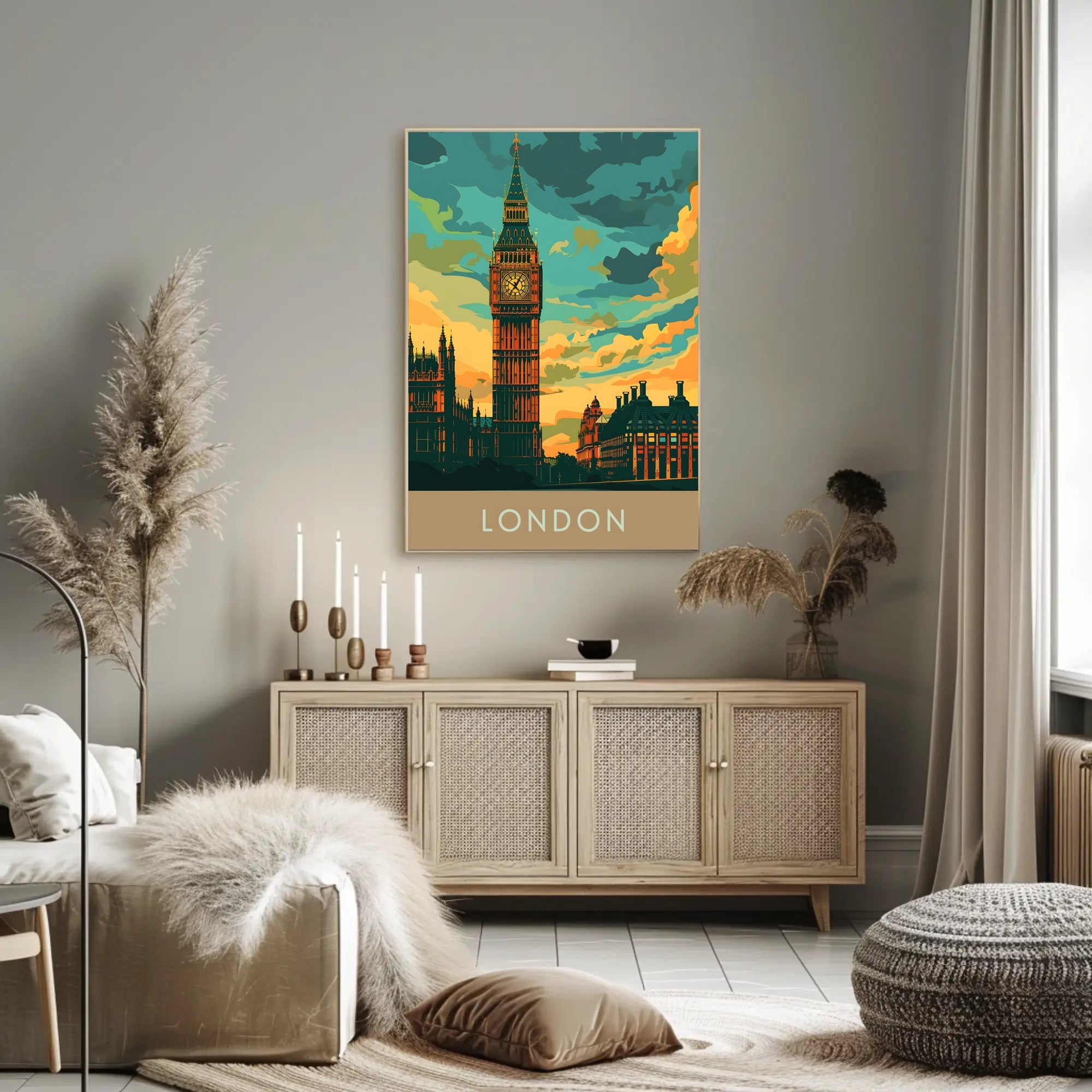 Big Ben London Travel Enthusiast's Classic Spirit Travel Poster