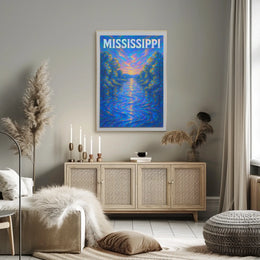 Mississippi River Serenity Poster