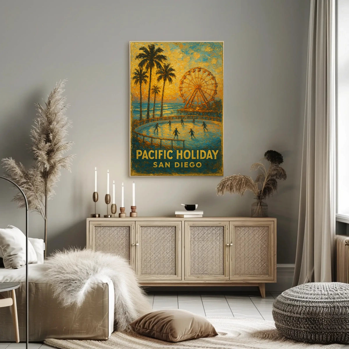 Pacific Holiday In San Diego Poster