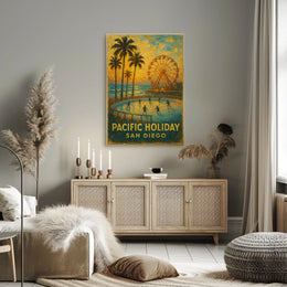 Pacific Holiday In San Diego Poster