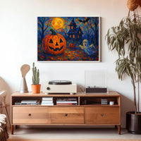 Halloween Night Fantasy Gothic Wanderlust Poster