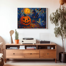 Halloween Night Fantasy Gothic Wanderlust Poster