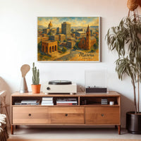 Maseru Cityscape Poster