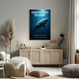 Greenland Shark Beneath the Arctic Poster PosterGoat