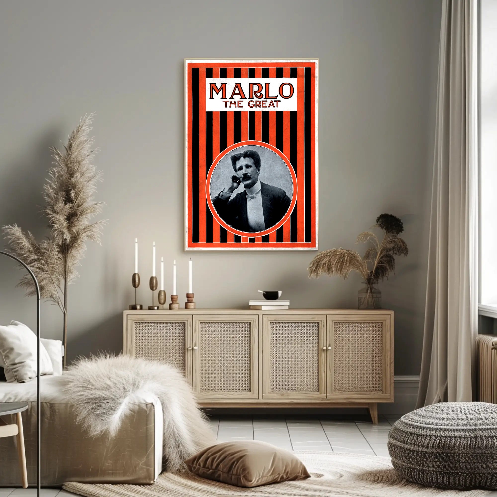 Marlo The Great Vintage Performer Historical Poster