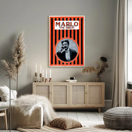 Marlo The Great Vintage Performer Historical Poster