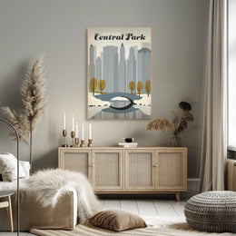 Central Park Harmony: Urban Nature Art Poster