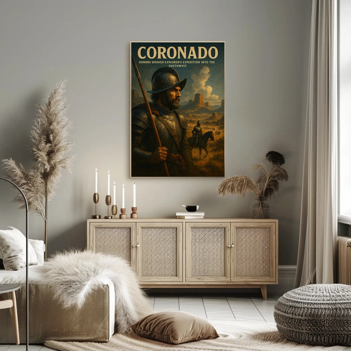 Coronado Honoring The Spanish Explorer Poster