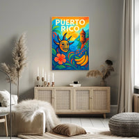 Vibrant Puerto Rico Poster