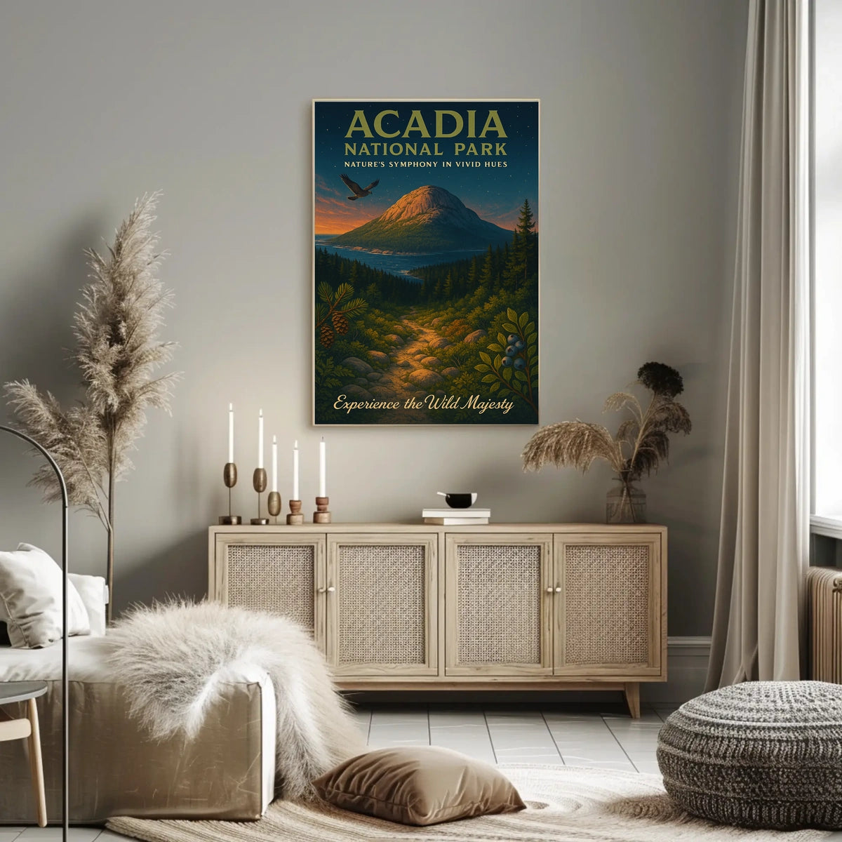 Acadia National Park Landscape Adventure Nature Poster