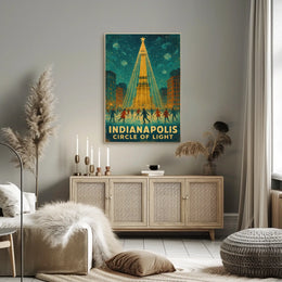 Indianapolis Circle of Light Poster