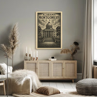 Alabama State Capitol Montgomery Poster
