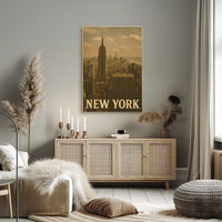 New York City Skyline Poster