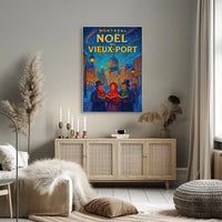 Noël Du Vieux-Port De Montréal Poster