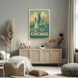 Chicago Skyline Poster