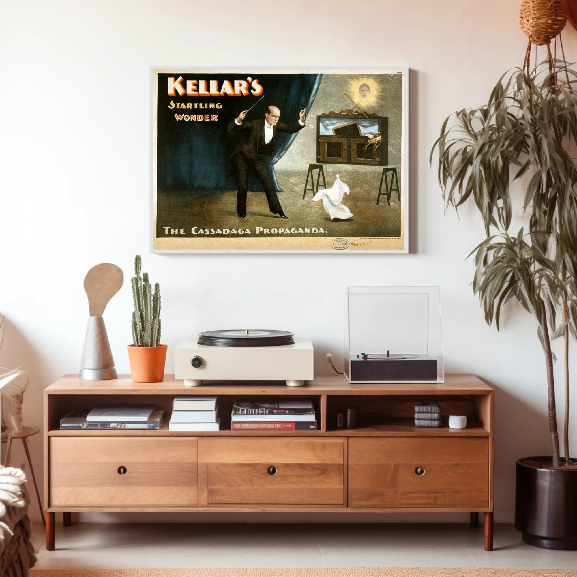 Kellar's Enchanting Show Vintage Magic Poster