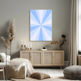 Radiating Energetic Design Abstract or Artistic Poster PosterGoat