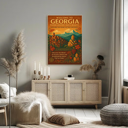 Welcome To Georgia Where History Meets Poster