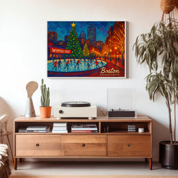 Winter Fest in Boston Poster