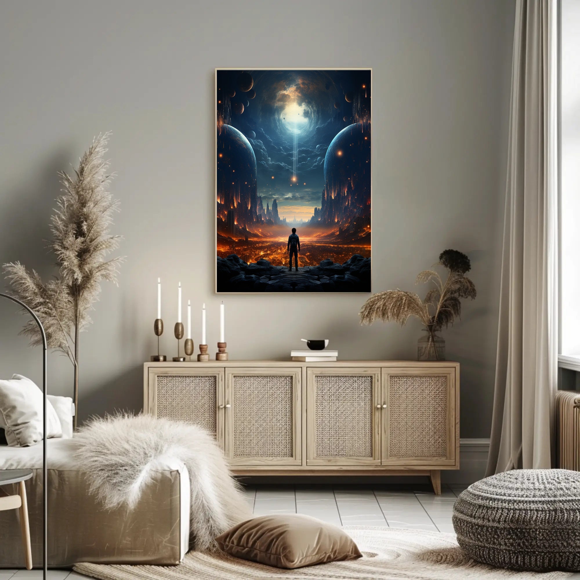 Journey To The Cosmic Abyss Poster