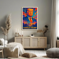 Donald Trump 47th President Pop Art Poster