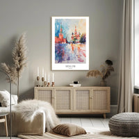 Vibrant Moscow Poster PosterGoat