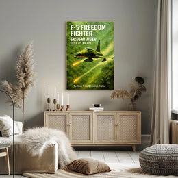 F-5 Freedom Fighter Skoshi Tiger Poster PosterGoat