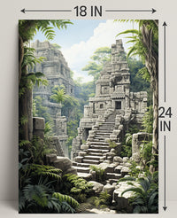 Lost Jungle Temples Poster