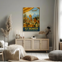 Fly Munich Where Tradition Takes Flight Poster
