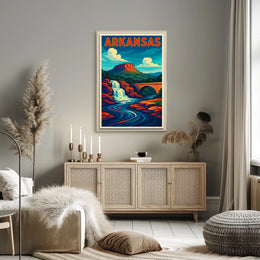 Arkansas Scenic Landscape Poster