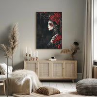 Gothic Romantic Aura Women's Art in Artistic or Pop Culture Poster