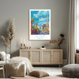 Las Vegas Street View Poster
