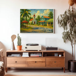 Cocos (Keeling) Islands Tropical Serenity Poster