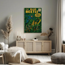 The Blue Beetle Adventure Pop Culture Poster