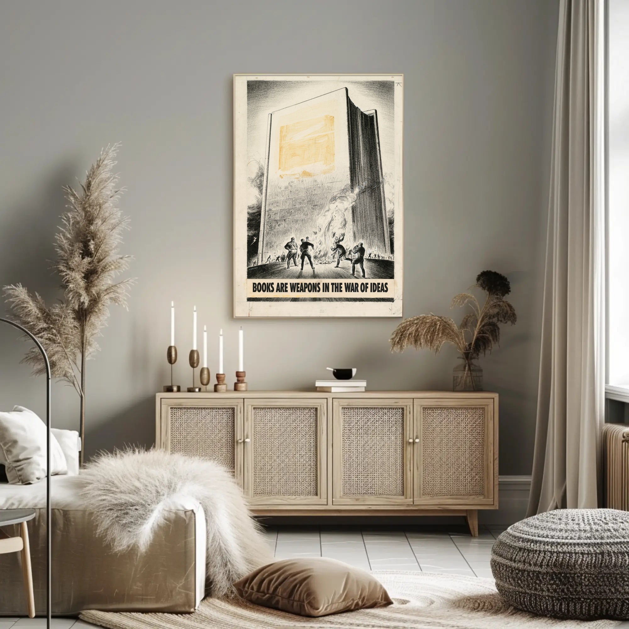 Books as Weapons in the War of Ideas Poster PosterGoat