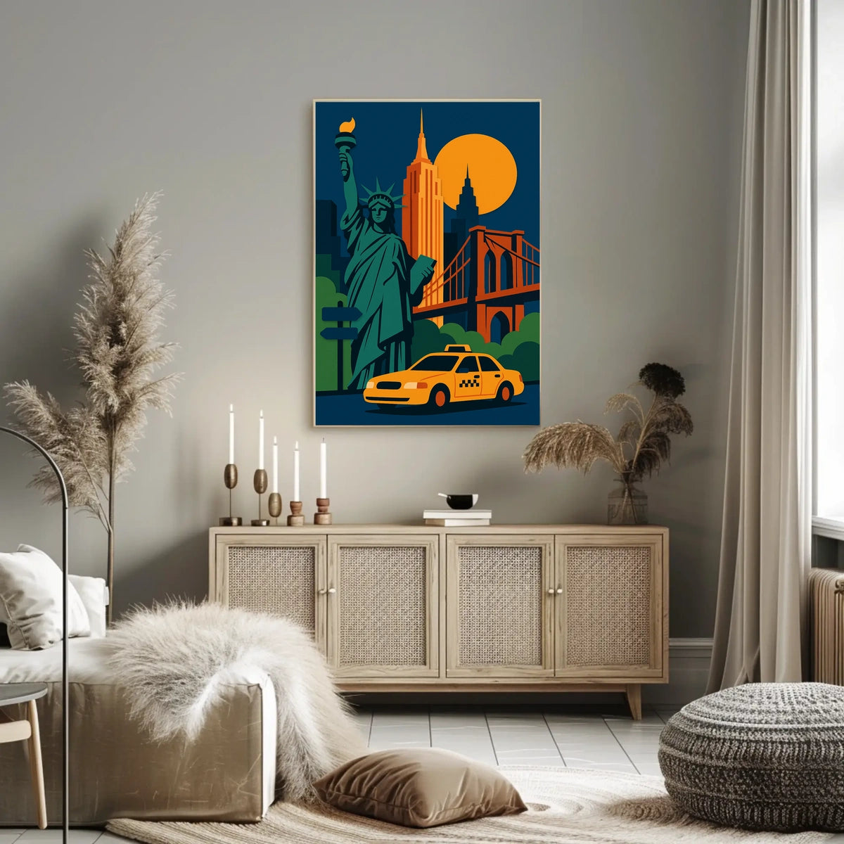 New York City Icons Poster