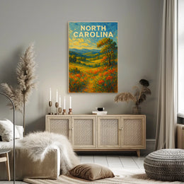 North Carolina Landscape Poster