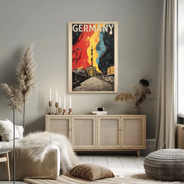 Germany Vibrant Pathway Poster