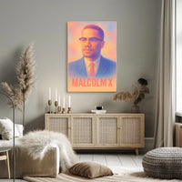 Malcolm X Portrait Poster