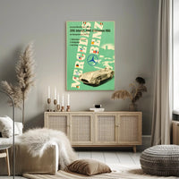 Mercedes-Benz Victory at the 1955 ADAC Eifelrennen Poster