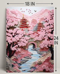 Cherry Blossom Serenity Poster